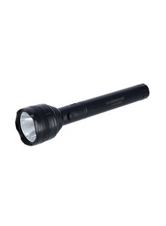 كشاف يدوي LED قابل لإعادة الشحن أسود