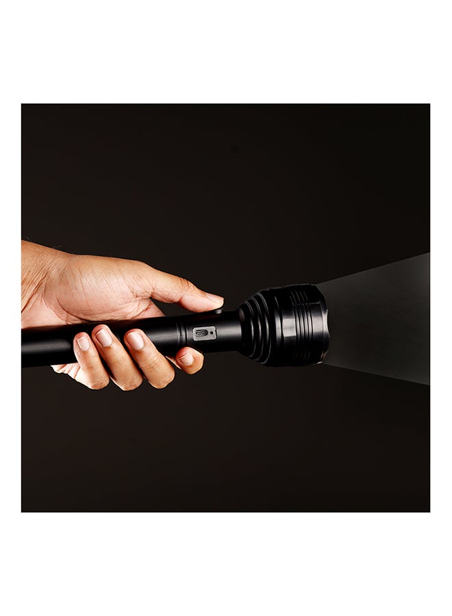 أولسنمارك - كشاف يدوي LED قابل لإعادة الشحن أسود - Image 1