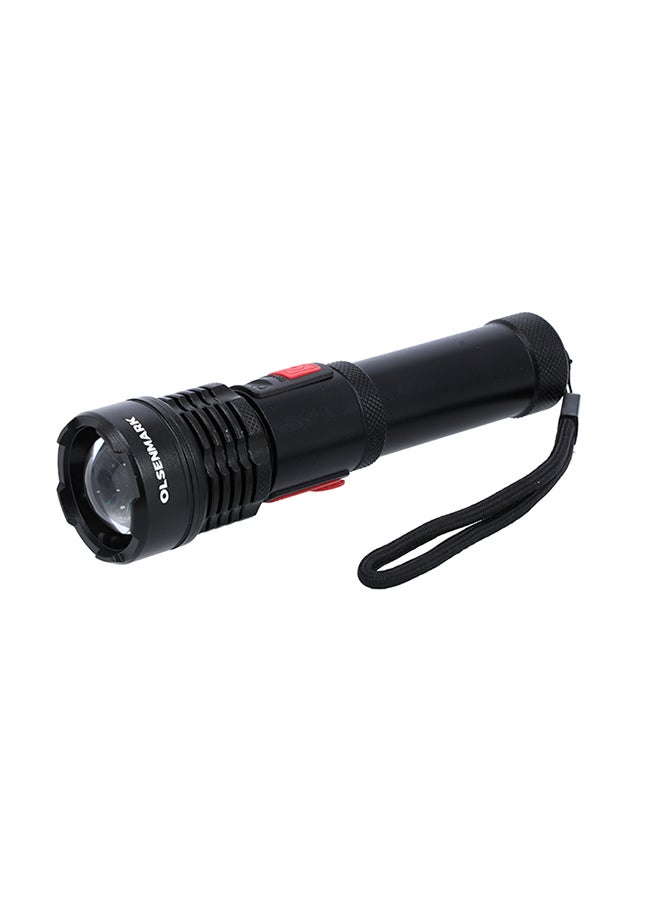 أولسنمارك كشاف يدوي LED قابل لإعادة الشحن أسود  - Image 1
