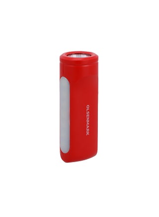 Rechargeable Emergency LED Flashlight Torch and Light Red 0.103kg - v1646326604/N52601771A_1