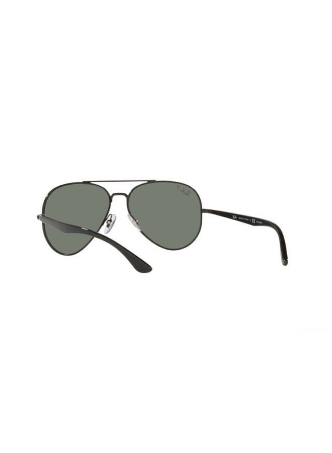 Ray-Ban Pilot Sunglasses - RB3675 002/58-58 - Lens Size: 58 mm - Black  - Image 3