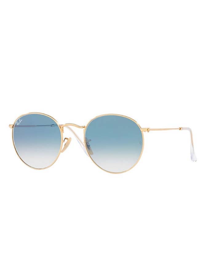 Ray-Ban Round Sunglasses RB3447 001/3F-50 - Lens Size: 50mm - Gold  - Image 1
