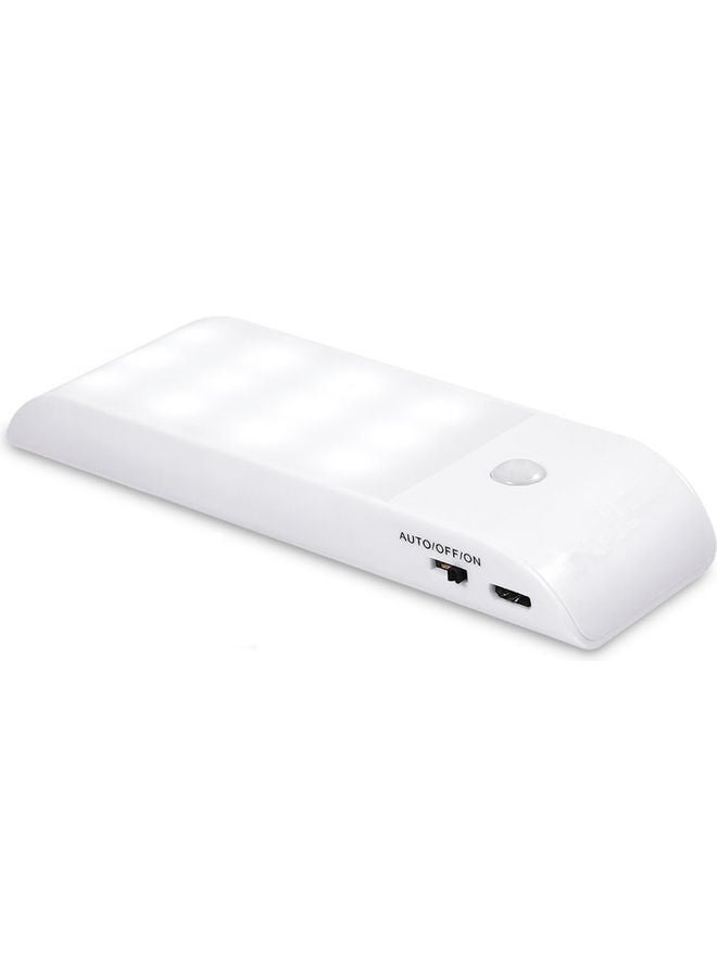 ضوء استشعار الحركة PIR LED ضوء ليلي قابل للشحن عبر USB مصباح استشعار جسم الإنسان - Image 1