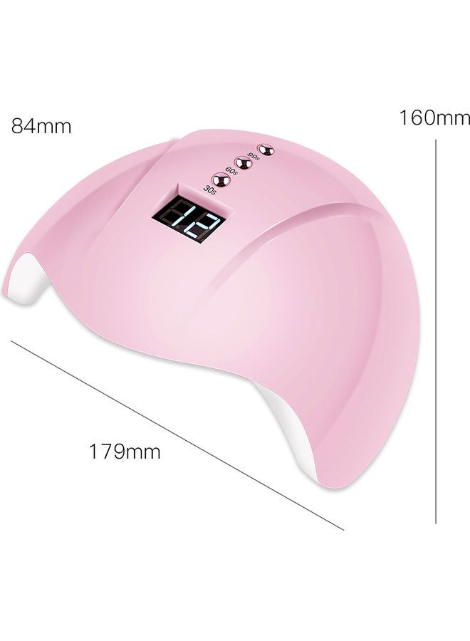 36W Gel UV LED Nail Lamp Nail Dryer Gel Polish Curing 3 Timers Automatic Sensor Nail Art Tools Accessories Pink - Image 3