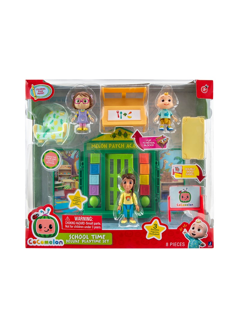 Cocomelon - Cocomelon Deluxe School Time Playtime Set 30.61cm - Image 1
