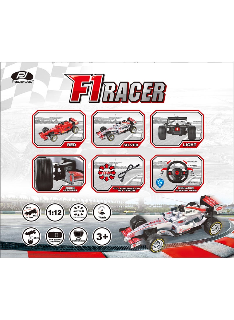 باور جوي سيارة سباق Power Joy Rc F1 1/12 Bpc B/O  - Image 5