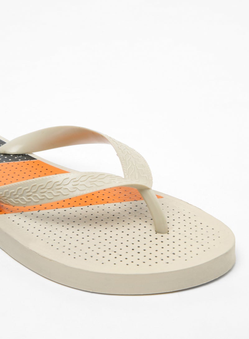 Geoomnii - Nicaro Printed Slip On Slipper Beige - Image 1