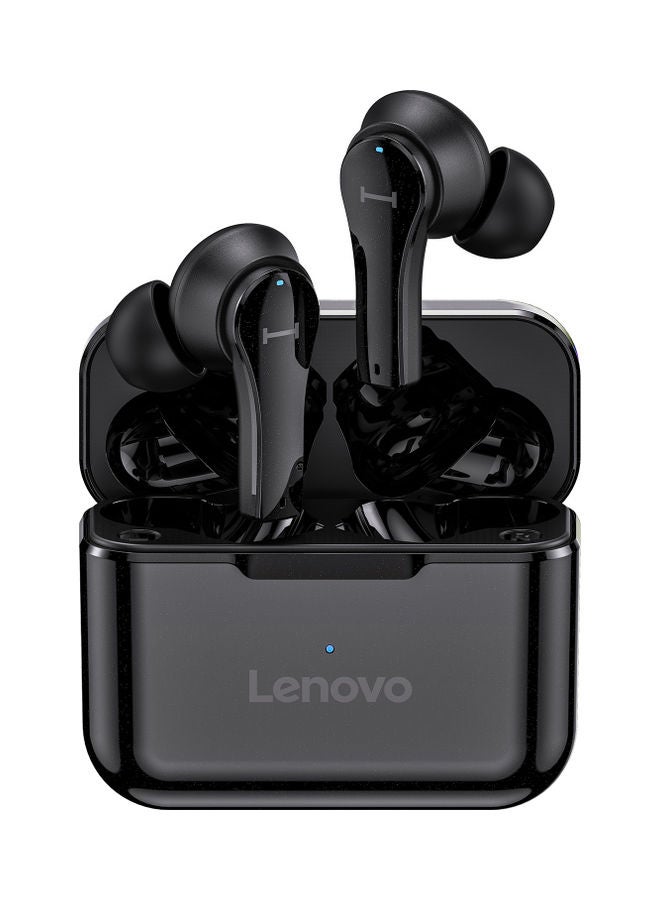 Lenovo - QT82 Wireless Earbuds With Smart Touch Control Black - Image 1