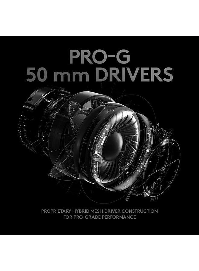 Logitech - G PRO Gaming Headset 2nd Generation ComfOrtable And Durable With PRO-G 50 mm Audio Drivers, Aluminum, Steel And MemOry Foam, FOr PC,PS5,PS4 - Image 1