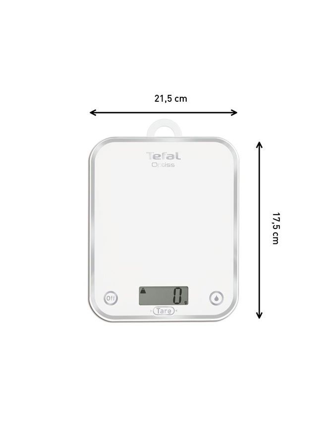 Tefal - Kitchen Scale/Weighing Scale Optiss White - Image 1
