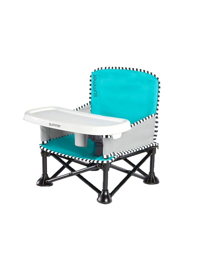 summer infant - Pop 'N Sit Portable Booster - Aqua Splash - Image 1