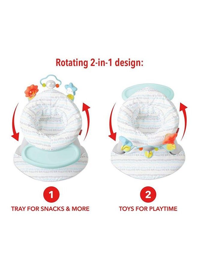Skip Hop - Silver Lining Cloud 2 In 1 Activity Floor Seat - Image 1