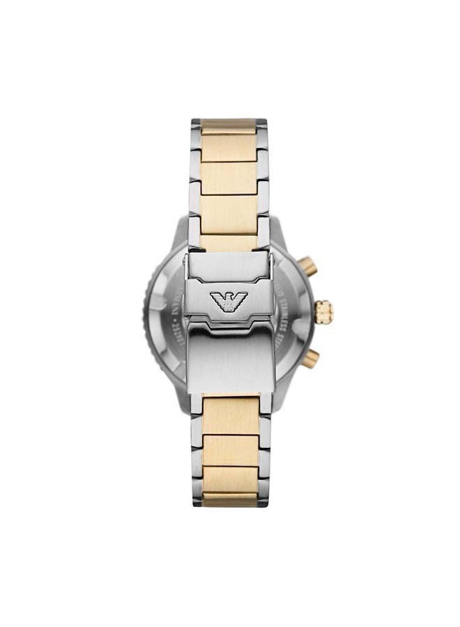EMPORIO ARMANI Men's Diver Round Shape Stainless Steel Chronograph Wrist Watch AR11361 - 43mm  - Image 2