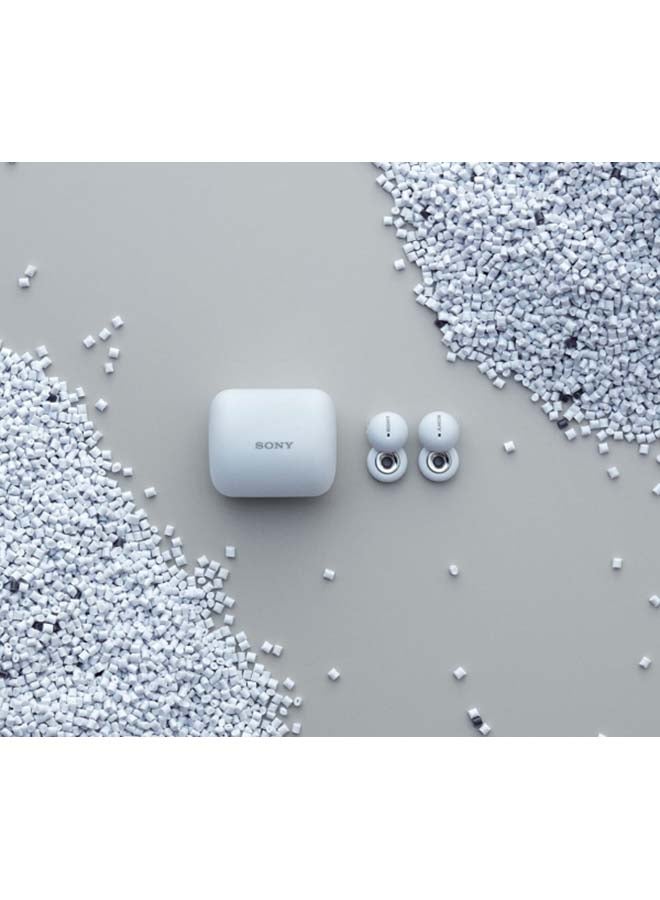Sony - LinkBuds Truly Wireless Earbuds White - Image 1