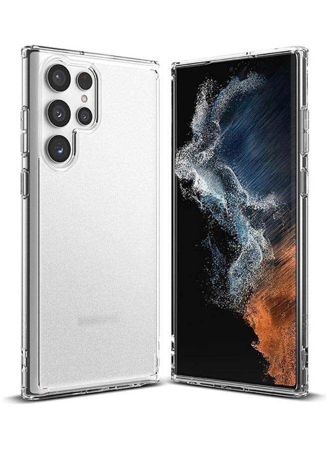 Ringke Fusion Series for Samsung S22 Ultra Case Heavy Duty TPU Shockproof Cover - Matte clear - Image 1