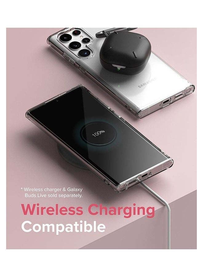 Ringke Fusion Series for Samsung S22 Ultra Case Heavy Duty TPU Shockproof Cover - Matte clear - Image 4