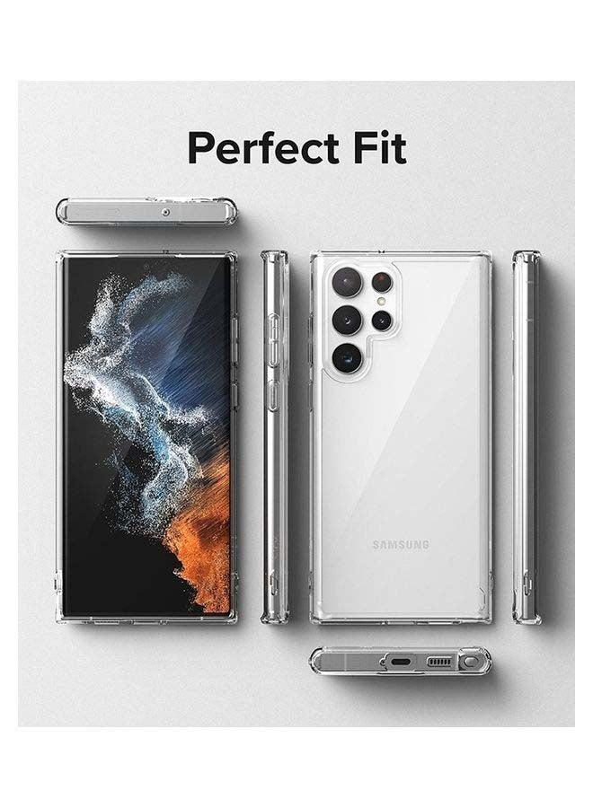 Ringke Fusion Series for Samsung S22 Ultra Case Heavy Duty TPU Shockproof Cover - Matte clear - Image 5