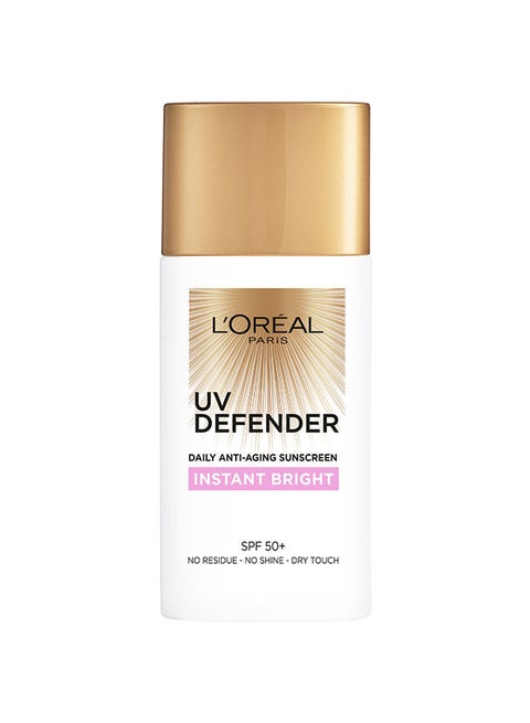 UV Defender Instant Bright Daily Anti-Ageing Sunscreen SPF 50+ with Niacinamide White 50ml
