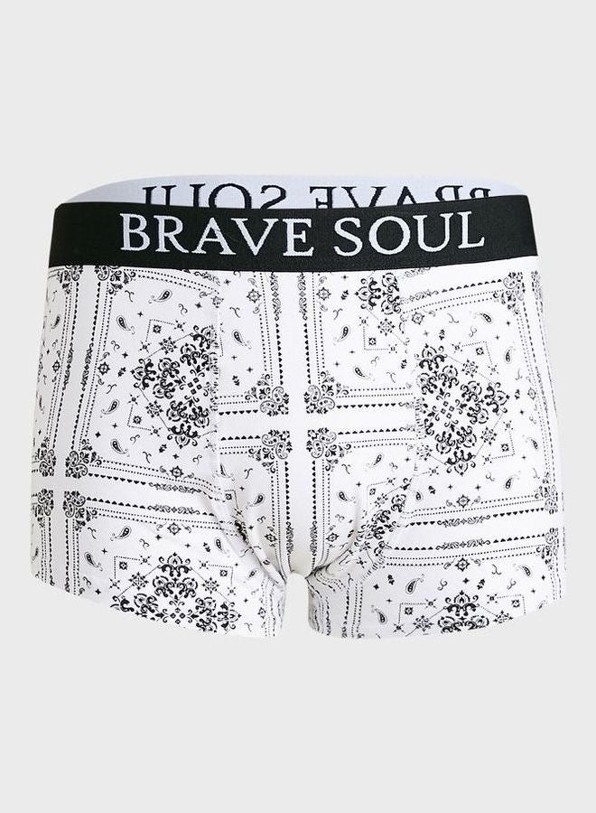 BRAVE SOUL - 2 Pack Printed Branded Boxers Multicolor - Image 1