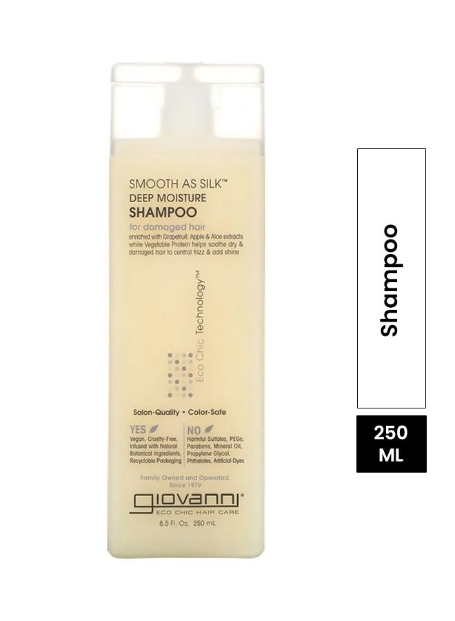 Giovanni - Smooth As Silk Deep Moisture Shampoo 250ml - Image 1