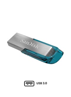 سانديسك فلاش درايف ألترا فلير بسعة 128 جيجابايت وبمنفذ USB 3.0 وبسرعة قراءة 150 ميجابايت في الثانية 128 GB  - Image 1