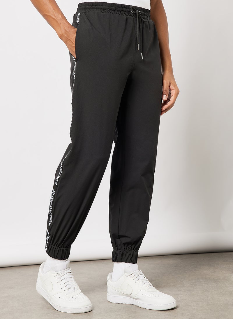 Blood Brother - Tape Joggers Black - Image 1