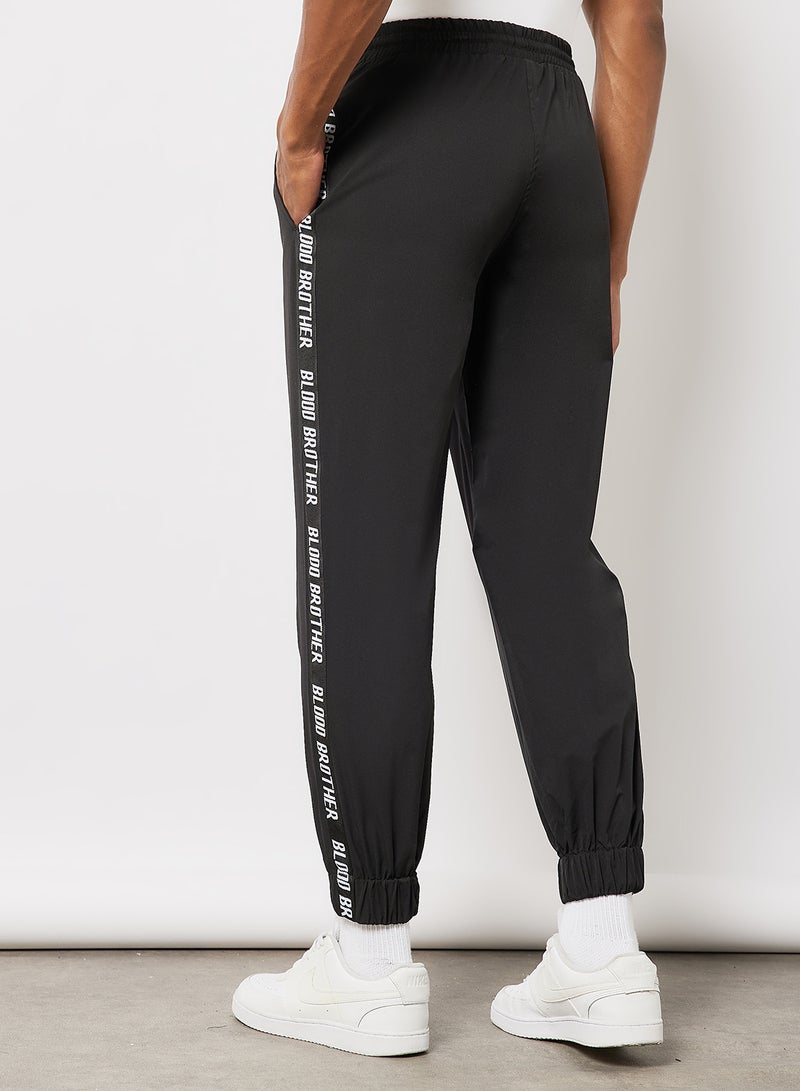 Blood Brother - Tape Joggers Black - Image 1