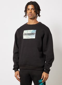 Logo Print Sweatshirt Black