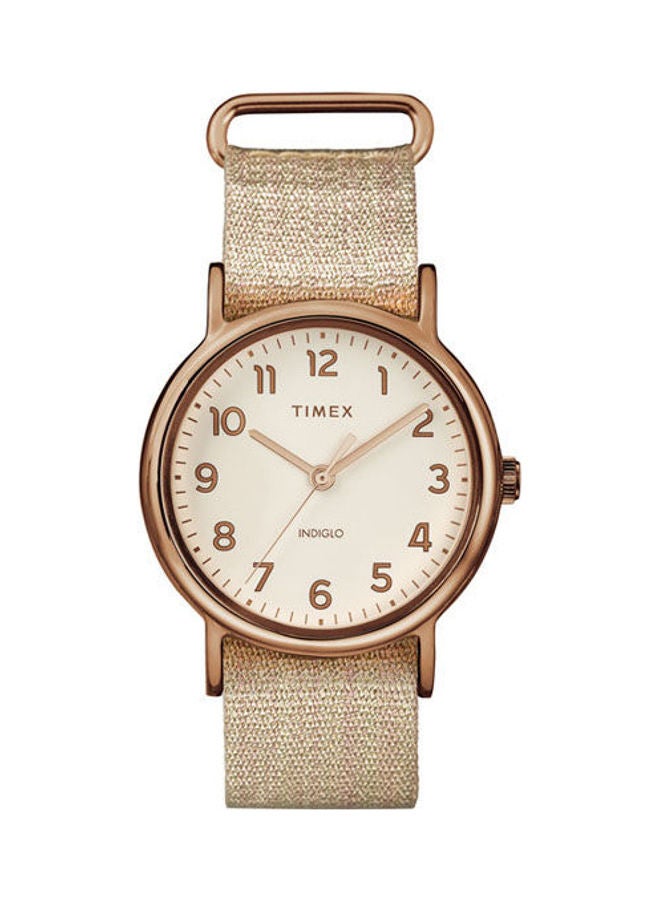 TIMEX Women's Fabric Analog Watch Tw2R92400 - Image 1
