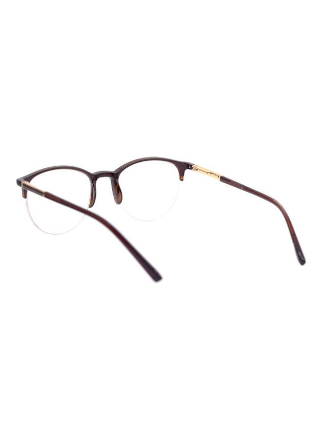 لاونت نظارة طبية بإطار بيضاوي نصف بدون إطار - Image 4