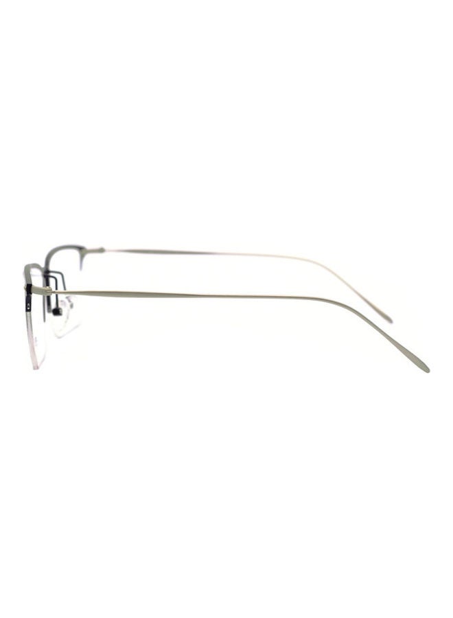 LAOONT - Men's Eyeglass Rectangular Semi-Rimless Frame - Image 1
