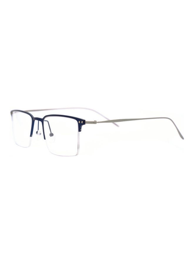 LAOONT Men's Eyeglass Rectangular Semi-Rimless Frame - Image 2