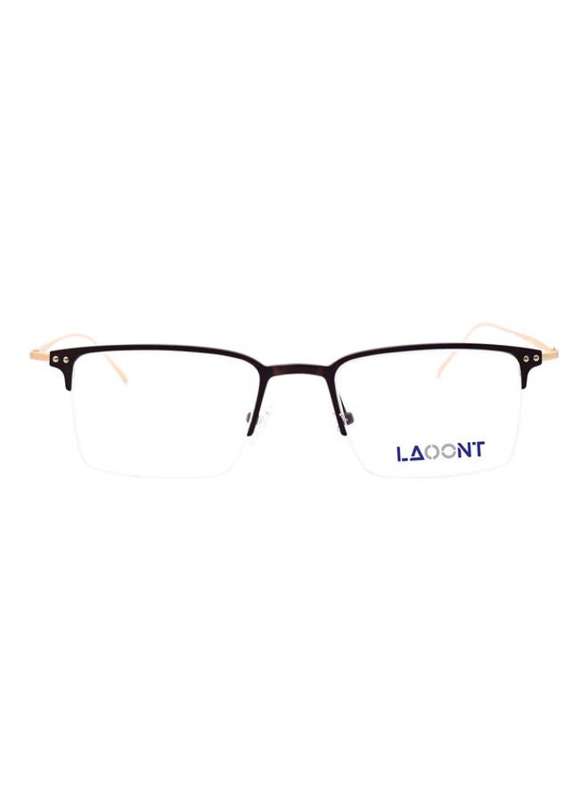 LAOONT - men Eyeglass Rectangular Semi-Rimless Frame - Image 1