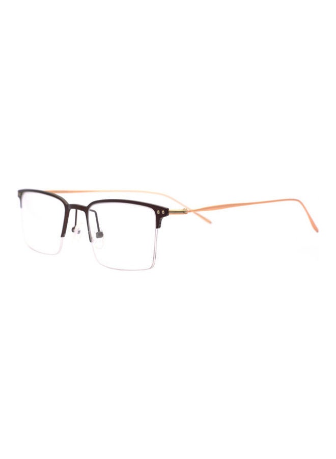 LAOONT - men Eyeglass Rectangular Semi-Rimless Frame - Image 1