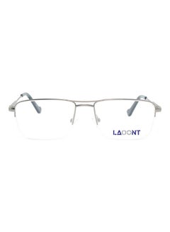 Men's Eyeglass Rectangular Semi Rimless Frame