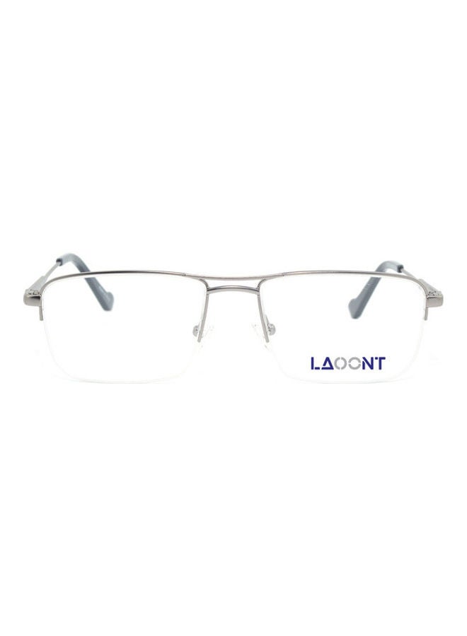 LAOONT - Men's Eyeglass Rectangular Semi Rimless Frame - Image 1