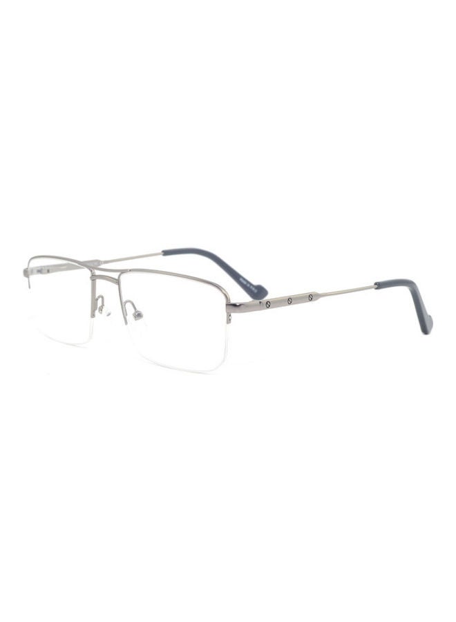 LAOONT - Men's Eyeglass Rectangular Semi Rimless Frame - Image 1