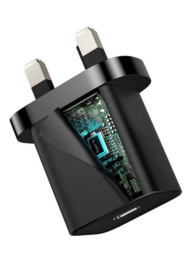 Baseus PD 20W Super Fast Charger Plug Wall Adapter Power Delivery Compatible with iPad mini-6, iPad Pro/Air, Galaxy S21/S21+/S21 Ultra/S20/Note20/S9/S10,Oneplus 8 Pro Black  - Image 1