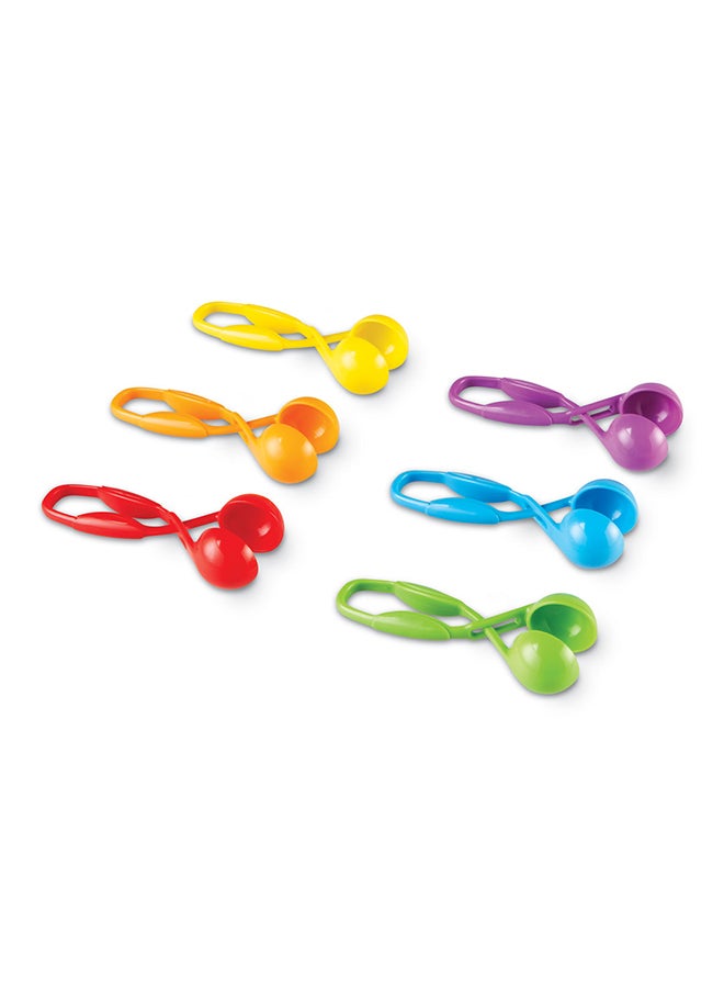 Learning Resources Squeezy Tweezers (Set of 6, Bulb-Action, Multi-Color, Ages 3+) 12.4x10.7x10.7cm - Image 5