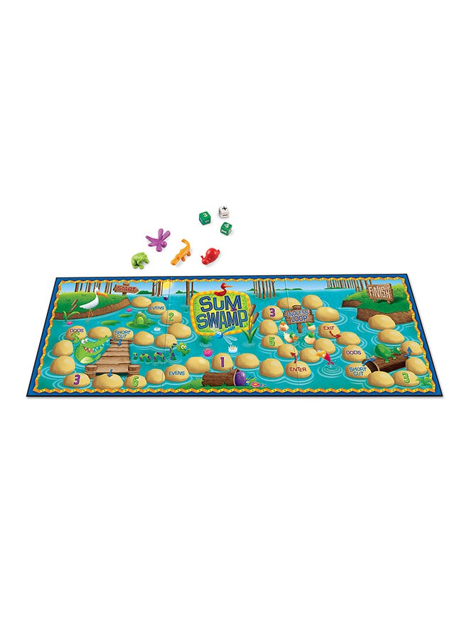 Learning Resources Sum Swamp Math Game (Board Game, Ages 5+, Addition & Subtraction) 25.4x25.4x3.8cm - Image 3