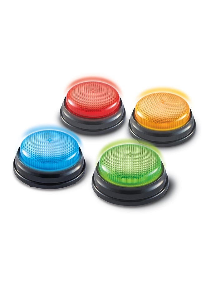 Learning Resources - 4-Piece Lights and Sounds Buzzers - Image 1