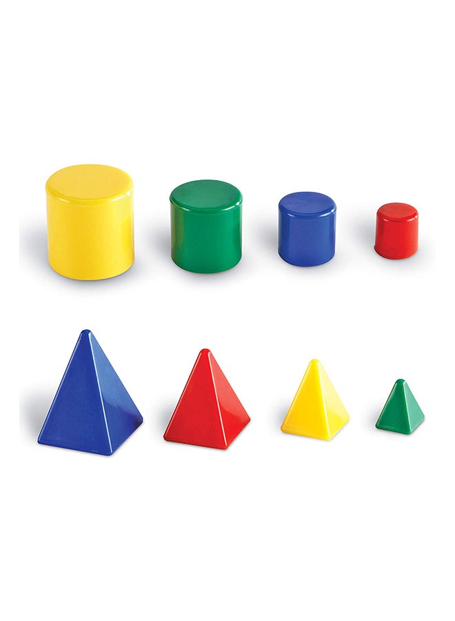 Learning Resources Mini GeoSolids (Set of 32, 2.5cm, Multi-Color Plastic, Ages 5+) 19.8x11.9x7.6cm - Image 5