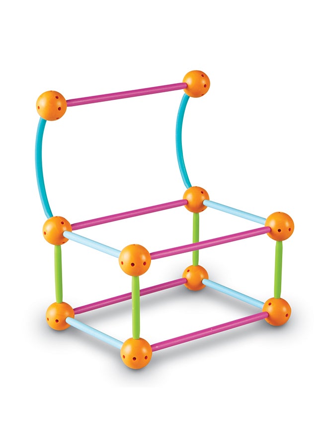 Learning Resources Dive Into Shapes! Geometry Set (129-Piece, Multi-Color, Ages 6+) 25.1x20.6x5.8cm - Image 5