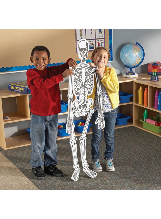 ليرننج ريسورسز أحجية أرضية من إسفنج الهيكل العظمي مكونة من 15 قطعة - Image 3