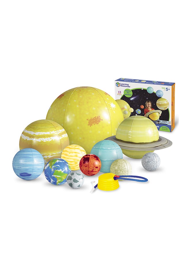 Learning Resources Giant Inflatable Solar System Set (12-Piece Set, Detailed, Ages 5+) 35.8x29x8.6cm - Image 2