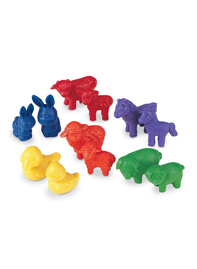 Learning Resources Friendly Farm Animal Counters (72-Piece Set, 6 Animals/Colors, Ages 3+) - Image 5