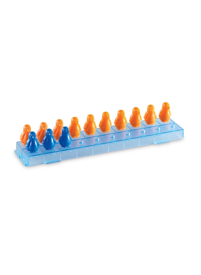 Learning Resources Penguins On Ice Math Set (110-Piece, 10 Bars & 100 Penguins, Ages 5+) 33.5x20.6x8.9cm - Image 5