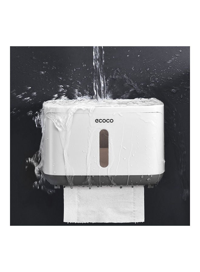 ecoco - Wall Mounted Coreless Paper Towel Dispenser Grey 10.6x5.3x4.9inch - Image 1