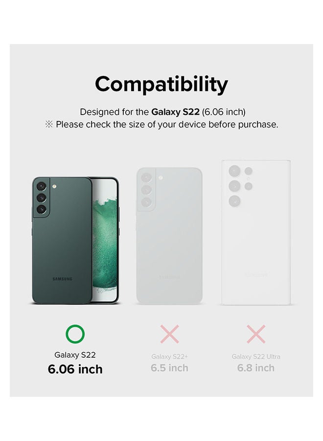 Ringke Tempered Glass (Pack of 2) for Samsung Galaxy S22 Screen Protector, Invisible Defender HD Quality, Anti-Scratch Technology Clear - Image 2