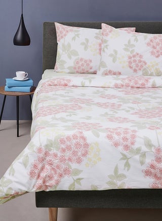 Duvet Cover Set - With 1 Duvet Cover 260X220 Cm And 2 Pillow Cover 50X75 Cm - For Super King Size Mattress - 100% Cotton Cordelia Percale - 180 Thread Count Blush - v1646634519/N46607712A_1
